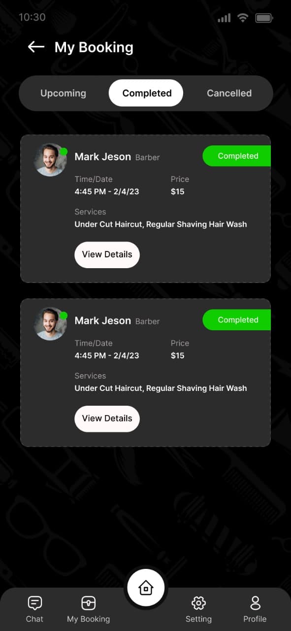 Coiffeur – UI/UX Figma screen 5